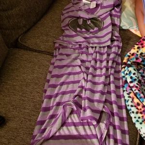 Girls 10-12 high low batgirl  dress
